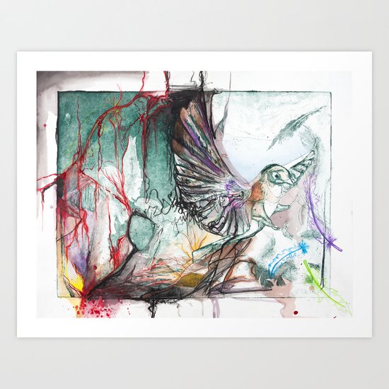 Bird Version II Art Print