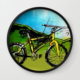 the bike Wall Clock