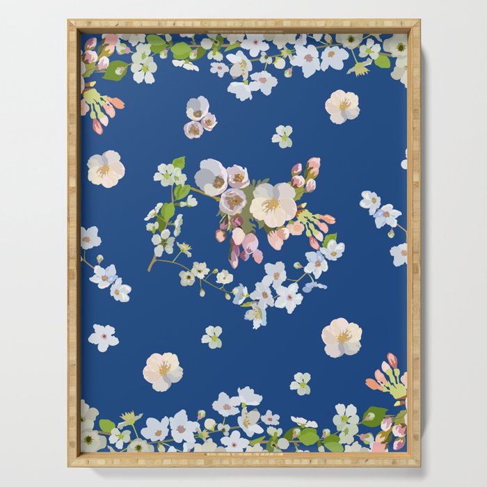 Spring flowers Serving Tray