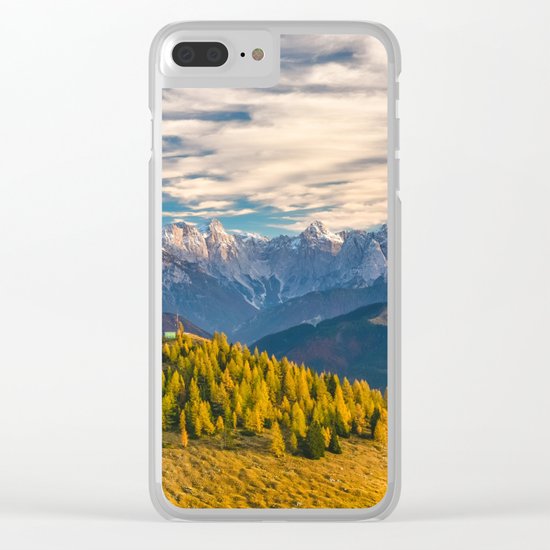Austrian Alps Clear iPhone Case