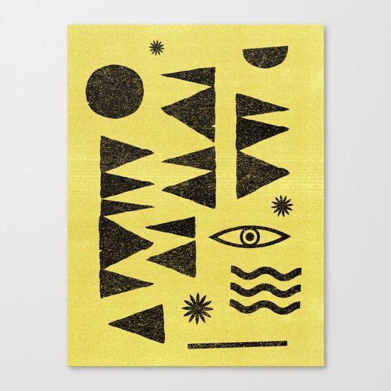 Tangential Paralysis. Canvas Print