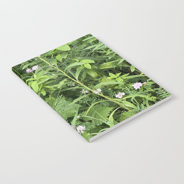 Leafy with Flowers Notebook