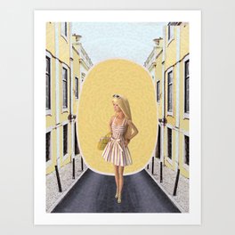 Doll in Yellow Art Print
