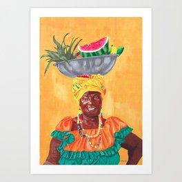 Colombian Palenquera Art Print Art Print