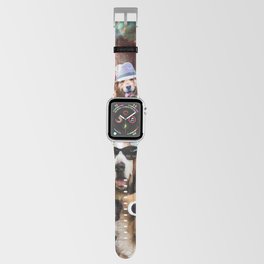 Space Galaxy Dog Selfie Dogs Apple Watch Band