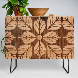 Wood Inlay Style  001 Credenza