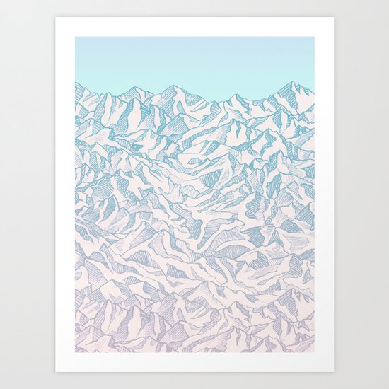 Where eagles fly Art Print