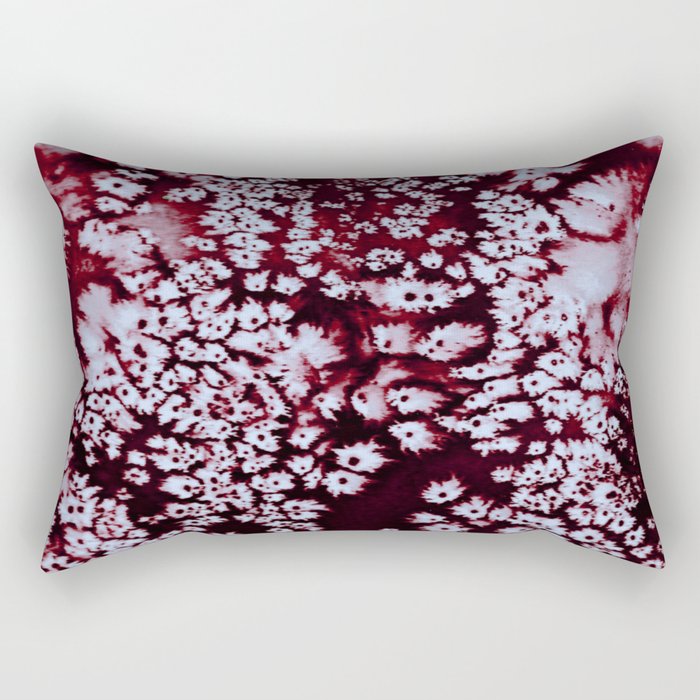 Red Space Rectangular Pillow