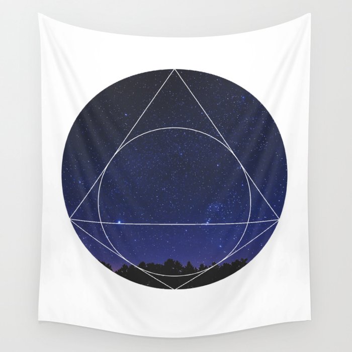 Magical Universe - Geometric Photographic Wall Tapestry