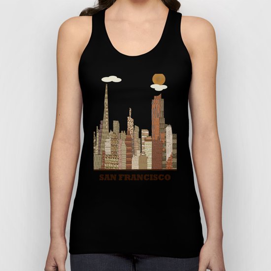 san francisco city Unisex Tank Top