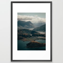 Mountain Layers Framed Art Print