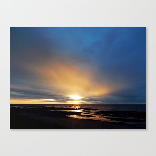 The Light under the Storm Canvas Print