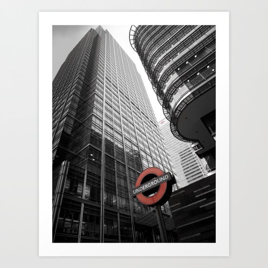 Canary Wharf Art Print