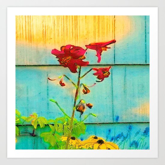 Wallflower Art Print