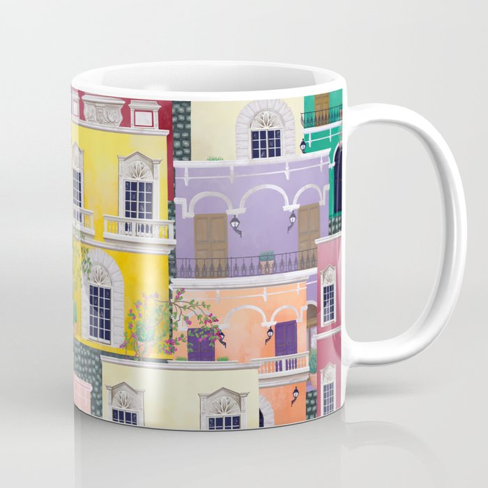 Puerto Rico architecture pattern in spring Coffee Mug