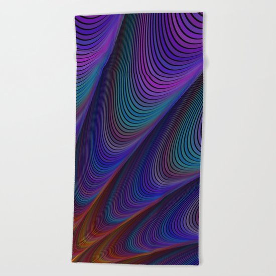 Dark dawn Beach Towel