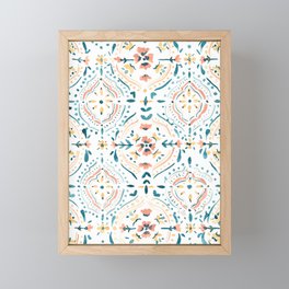 Moroccan Tiles Framed Mini Art Print