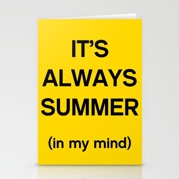 It's Always Summer Stationery Cards