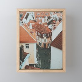 Tallinn Old Town Framed Mini Art Print