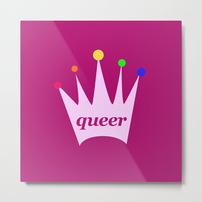 queer queen Metal Print