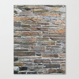 Stone brickwork Canvas Print