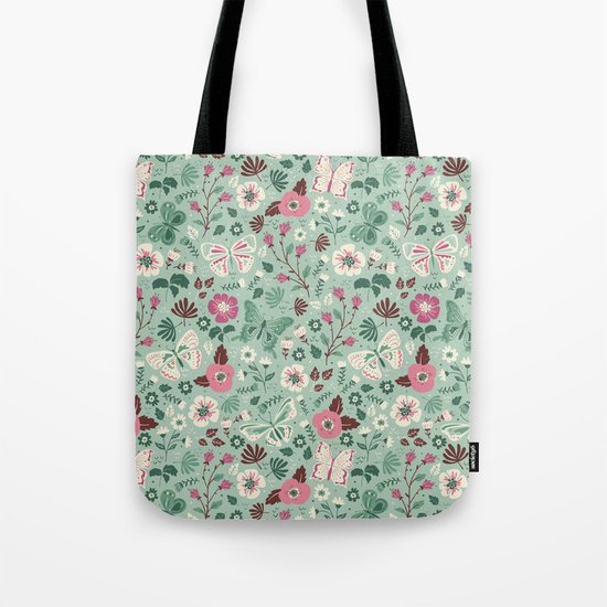 Garden Butterflies Tote Bag