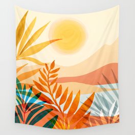 Golden Hour / Abstract Landscape Series Wall Tapestry