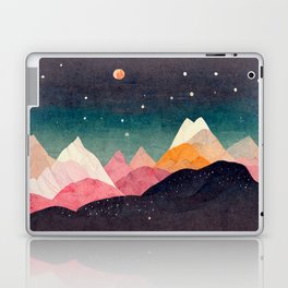 Celestial Mountains with Starry Sky Laptop Skin