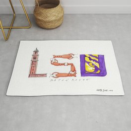 LSU - Geaux Tigers! Area & Throw Rug