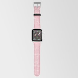 Los Angeles, CA, City Map - Pink Apple Watch Band