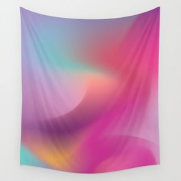 Call of Spring Pink Gradient Mesh Wall Tapestry
