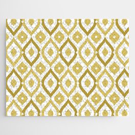 Abstract geometric golden texture. Jigsaw Puzzle