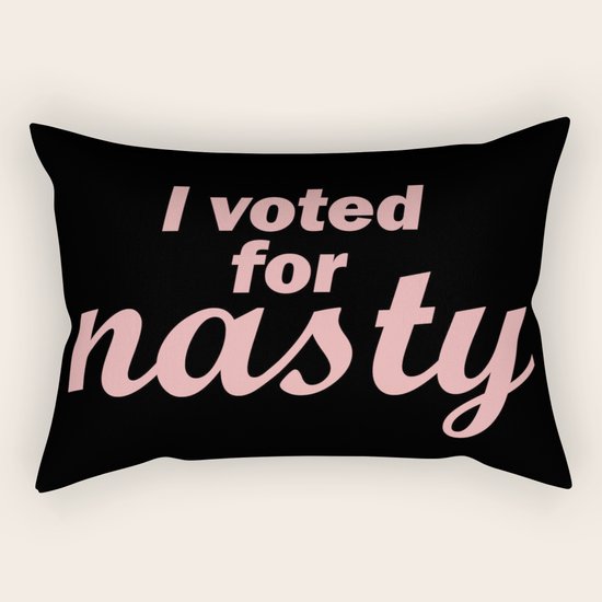 Nasty Woman Rectangular Pillow