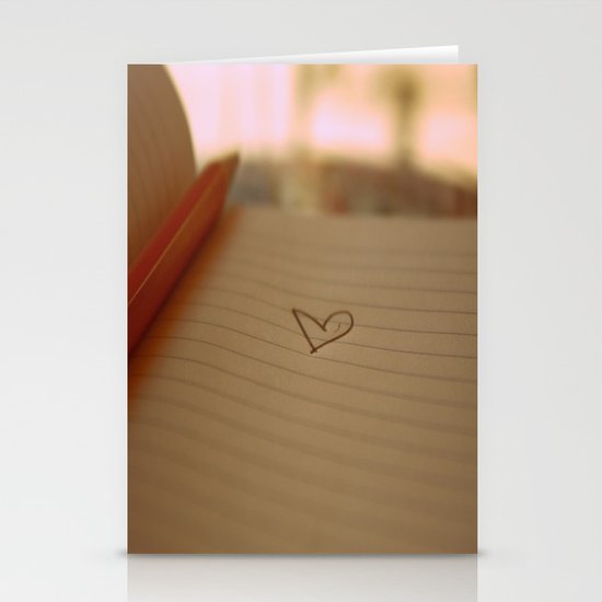 hearts . Stationery Cards