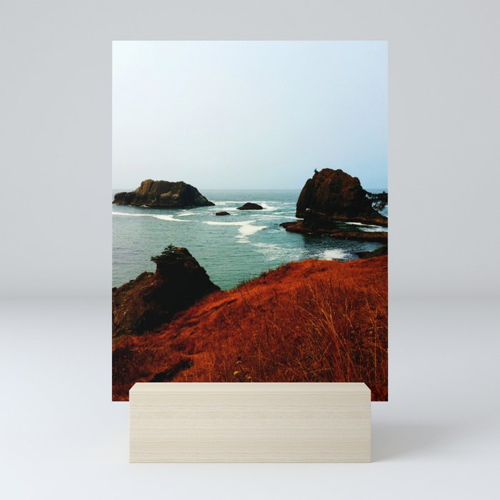 Red Thunder Rock Cove Mini Art Print