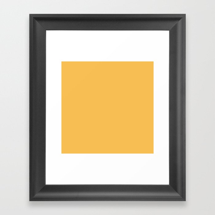 Saffron Mango Framed Art Print