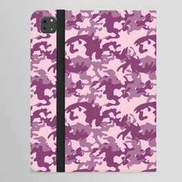 Pink abstract camo pattern  iPad Folio Case