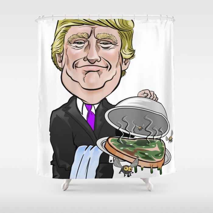 Donald Trump's Failed Steakhouse Shower Curtain