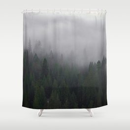 Foggy Forest Shower Curtain