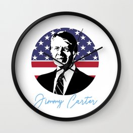 President's Day Jimmy Carter 39th President 1977-1981 Wall Clock