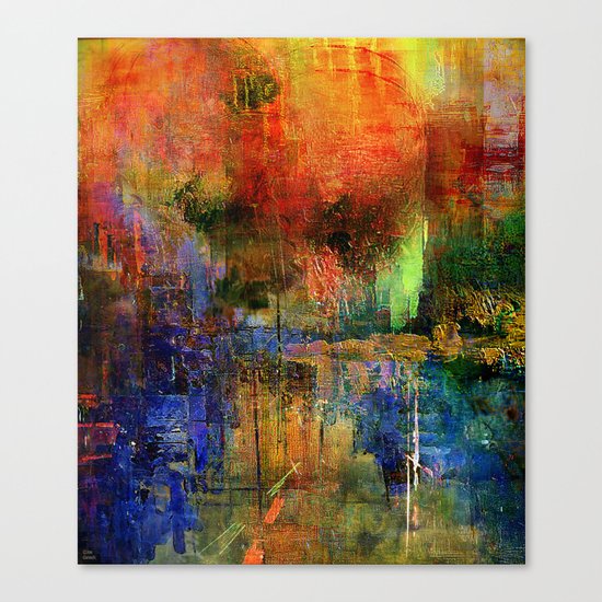 Nameless city Canvas Print