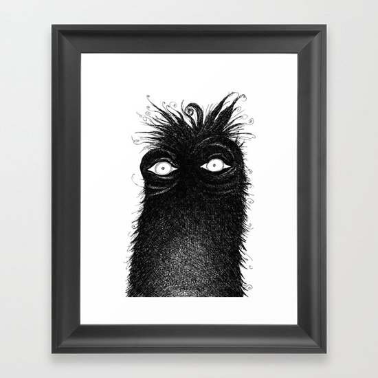 The Stare Framed Art Print