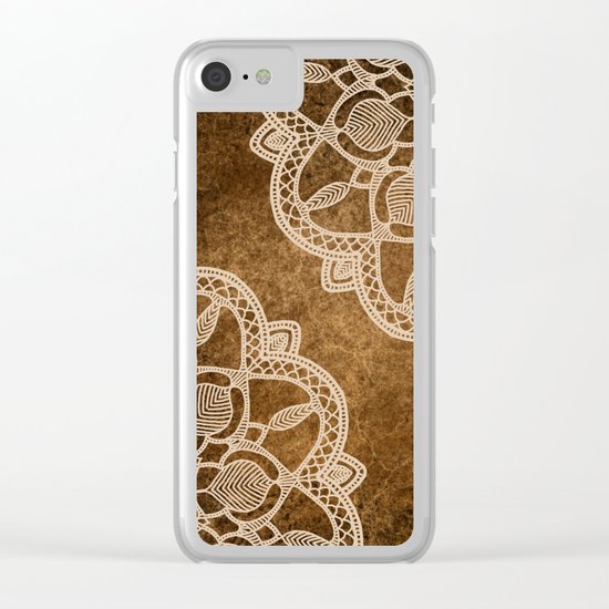 Coffee & Cream Clear iPhone Case