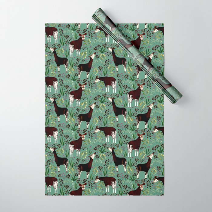 The Mystical Okapi Wrapping Paper