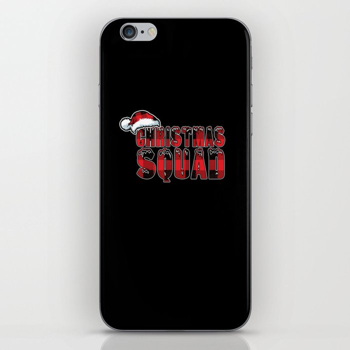 Christmas Squad Winter December Pattern Christmas iPhone Skin