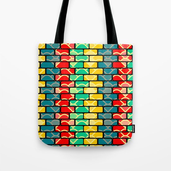Colorful bricks Tote Bag