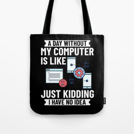 Coding Programmer Gift Medical Computer Developer Tote Bag