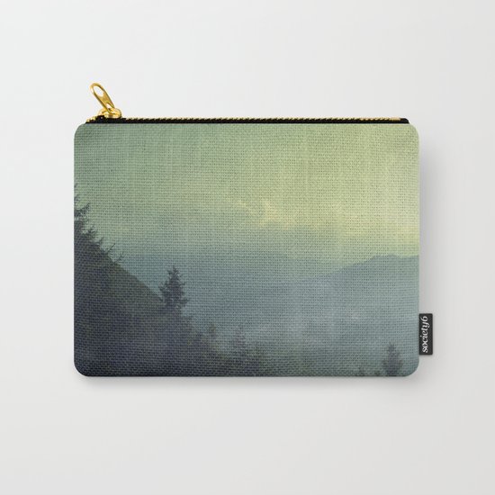 Mist over valley - view of Valmalenco / Italy Carry-All Pouch