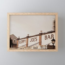 Sloppy Joe's Framed Mini Art Print