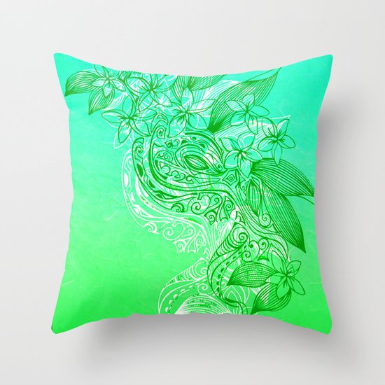 Water Dance Throw Pillow